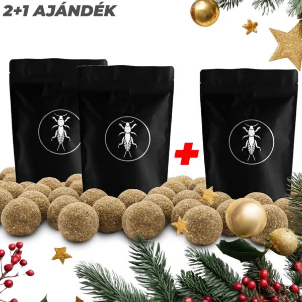 lótetűs etetőbojli, szárított lótetű, horgászcsali